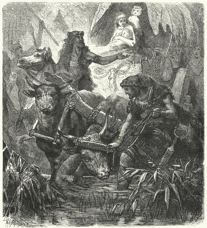 Migración de los antiguos arios en India de Hermann Vogel