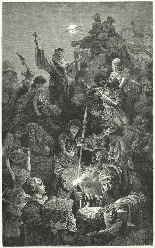 Sitio de la ciudad veneciana de Nicosia por los otomanos, 1570 de Hermann Vogel
