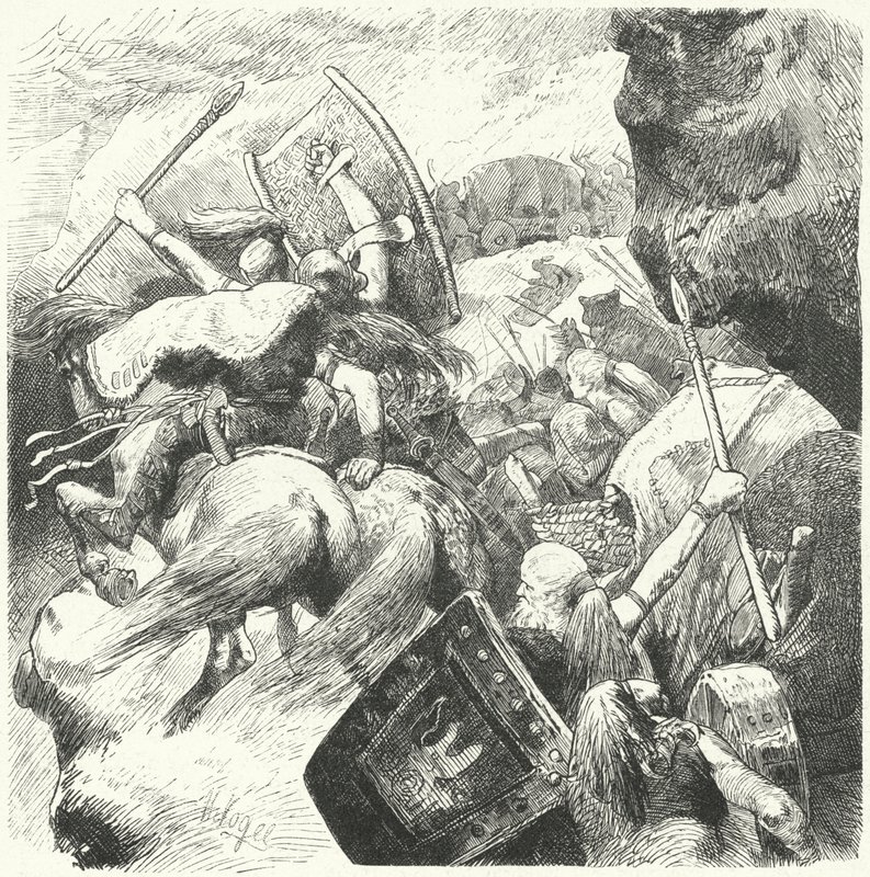 Las migraciones bárbaras, siglos IV - VI de Hermann Vogel