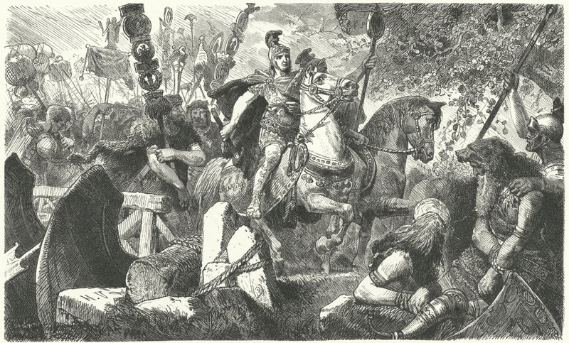 Los romanos en Germania de Hermann Vogel
