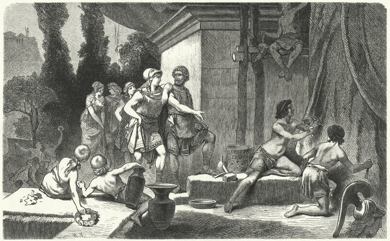 El florecimiento del arte griego bajo Pericles de Hermann Vogel