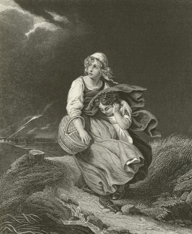 La tormenta de Hippolyte Delaroche