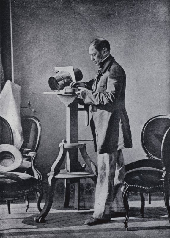 Retrato de Hippolyte Bayard, tomado por él mismo (foto en b/n) de Hippolyte Bayard