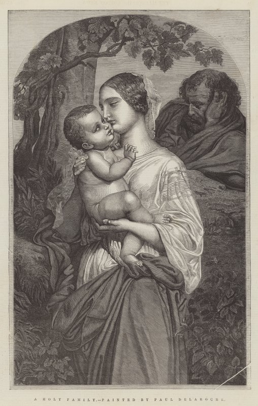 Una Sagrada Familia de Hippolyte Delaroche