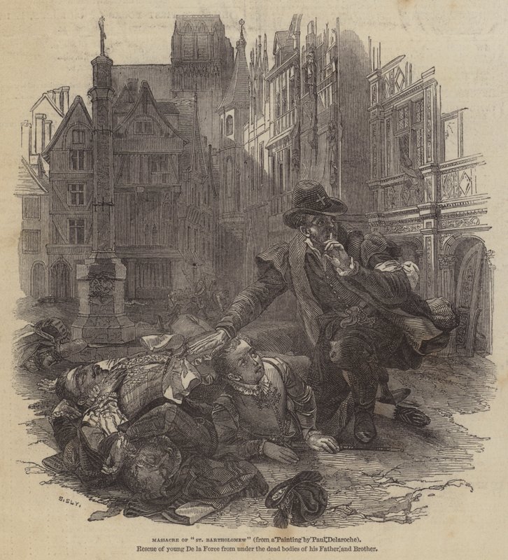 La masacre de San Bartolomé de Hippolyte Delaroche