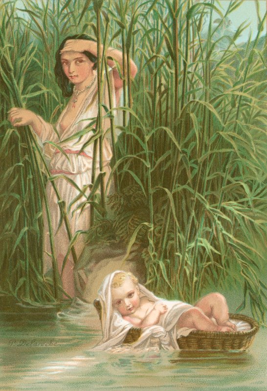 Miriam y Moisés de Hippolyte Delaroche