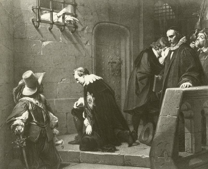 La Muerte de Strafford de Hippolyte Delaroche