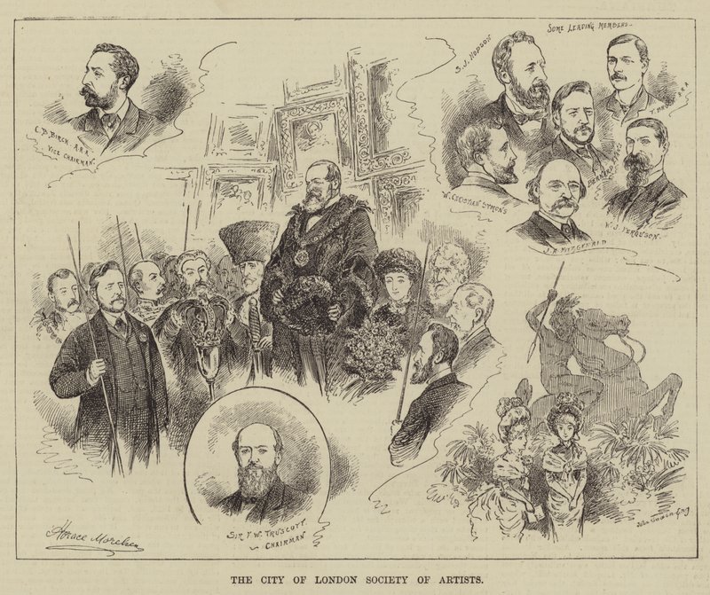 La Sociedad de Artistas de la Ciudad de Londres de Horace Morehen