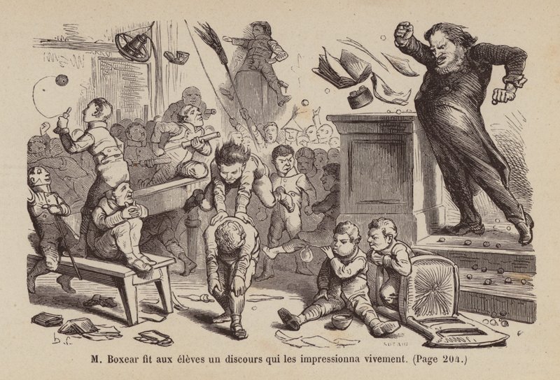 Ilustración para Un Bon Petit Diable (grabado) de Horace (after) Castelli