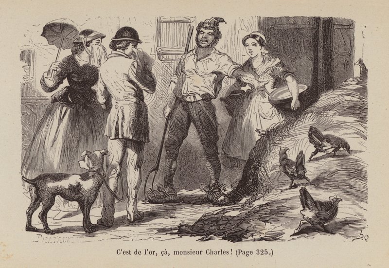 Ilustración para Un Bon Petit Diable (grabado) de Horace (after) Castelli