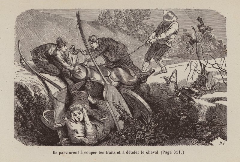 Ilustración para Un Bon Petit Diable (grabado) de Horace (after) Castelli