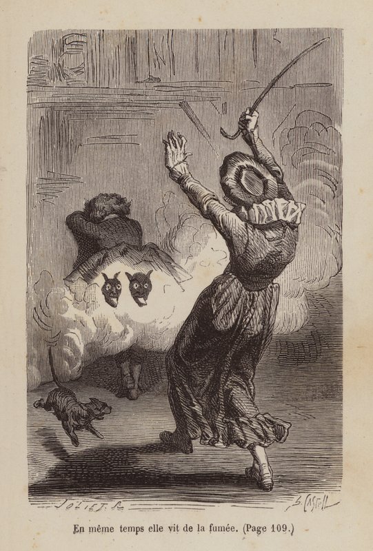 Ilustración para Un Bon Petit Diable (grabado) de Horace (after) Castelli