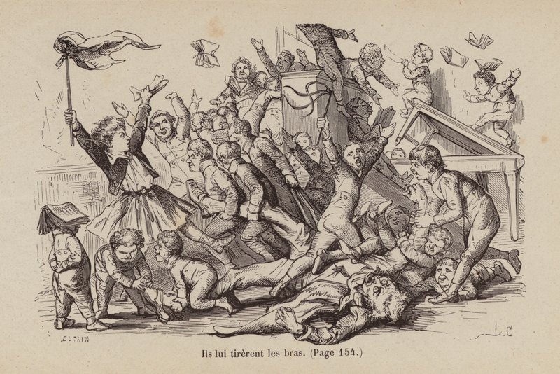Ilustración para Un Bon Petit Diable (grabado) de Horace (after) Castelli