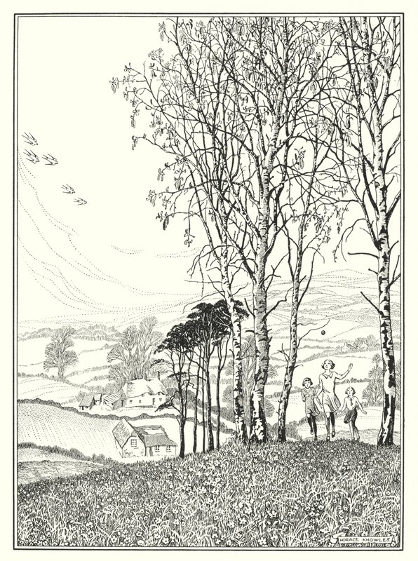 Abril (litografía) de Horace J. Knowles