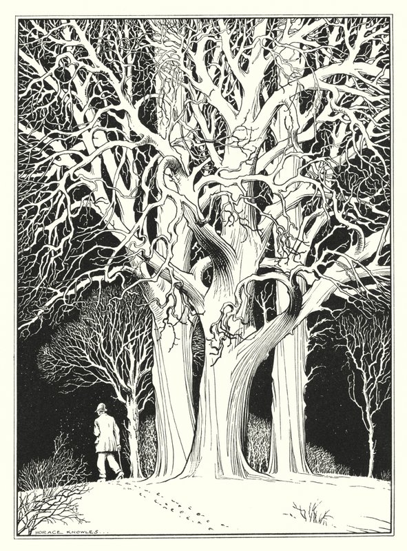Diciembre (litografía) de Horace J. Knowles