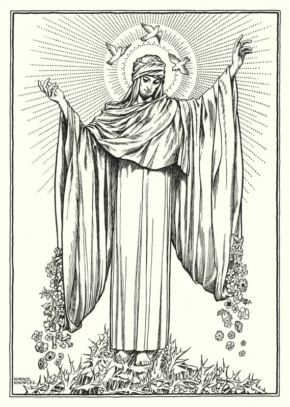 Ilustración del Sermón de la Montaña (grabado) de Horace J. Knowles