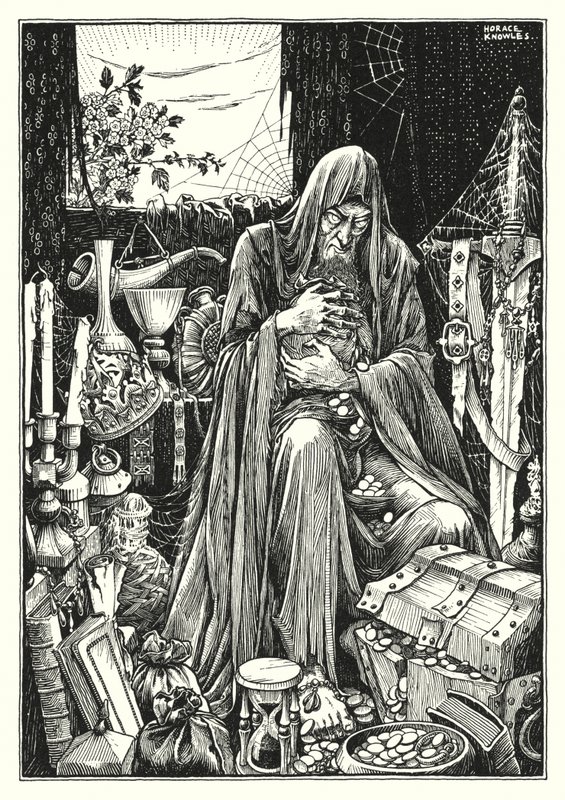 Ilustración del Sermón de la Montaña (grabado) de Horace J. Knowles