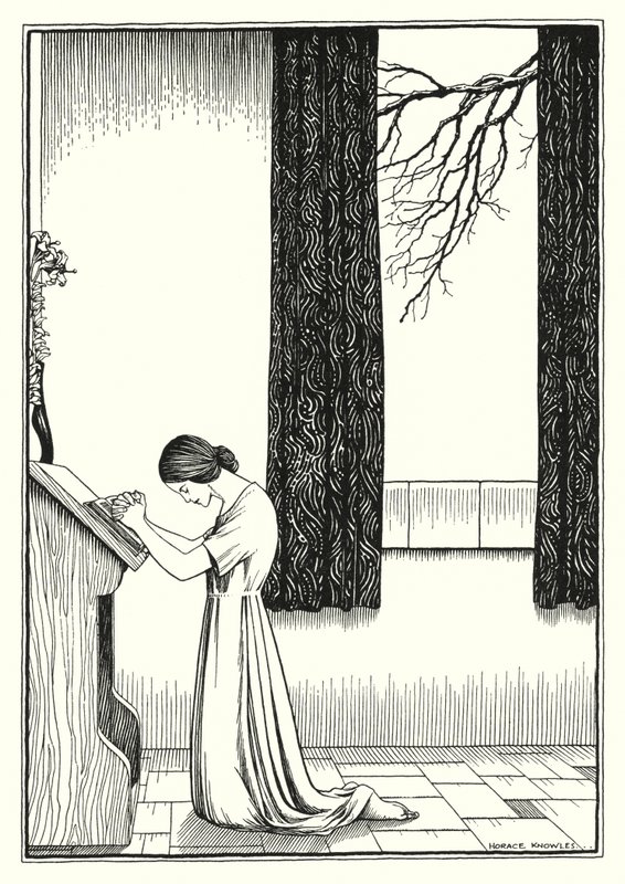 Ilustración del Sermón de la Montaña (grabado) de Horace J. Knowles