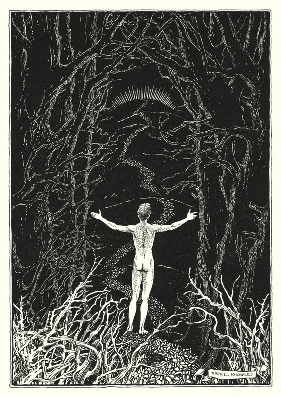 Ilustración del Sermón de la Montaña (grabado) de Horace J. Knowles