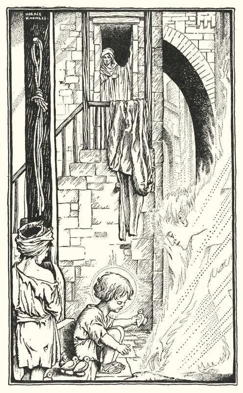 En Nazaret (litografía) de Horace J. Knowles