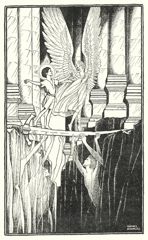 En el templo (litografía) de Horace J. Knowles