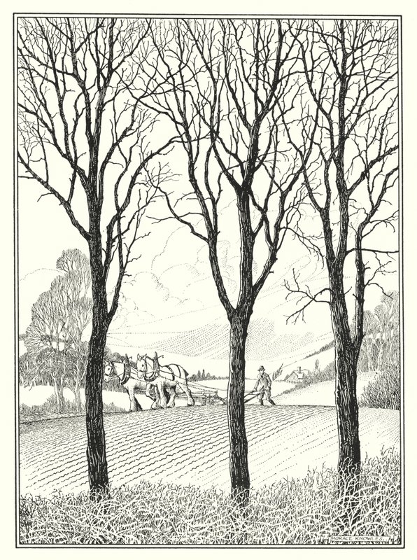 Marzo (litografía) de Horace J. Knowles