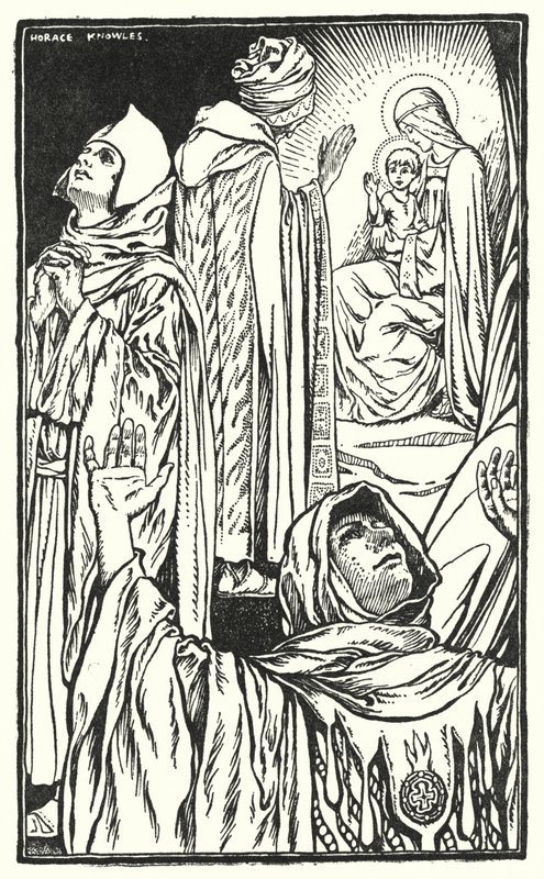 El pozo de los Reyes Magos (litografía) de Horace J. Knowles