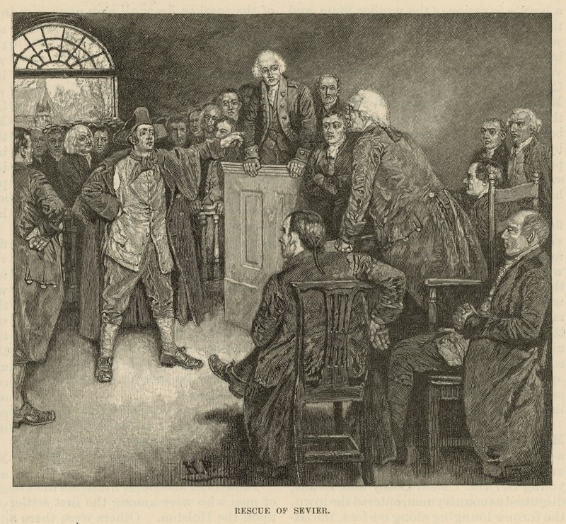 Rescate de Sevier de Howard Pyle