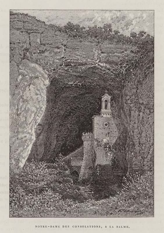 Notre-Dame Des Consolations, A La Balme (grabado) de Hubert Clerget