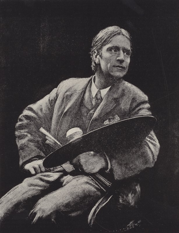 Hubert Herkomer, artista británico de Hubert von (after) Herkomer