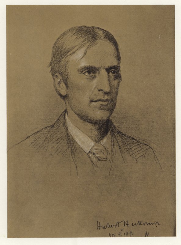 Autorretrato de Hubert Herkomer de Hubert von Herkomer