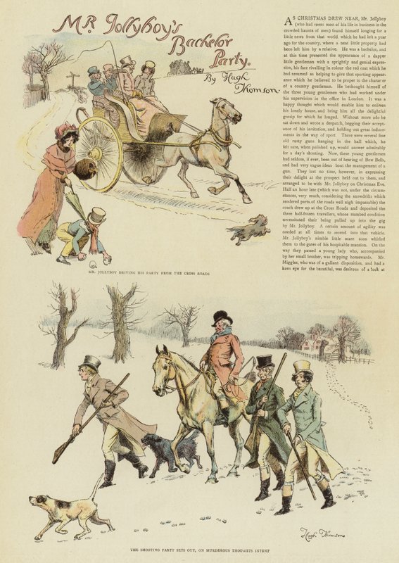 La Fiesta de Solteros del Sr. Jollyboy de Hugh Thomson