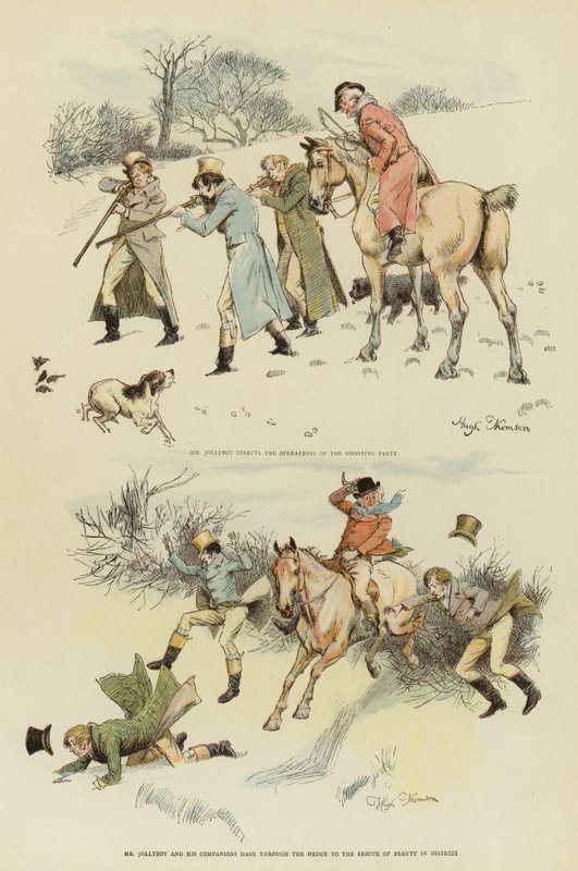 La fiesta de solteros del Sr. Jollyboy de Hugh Thomson