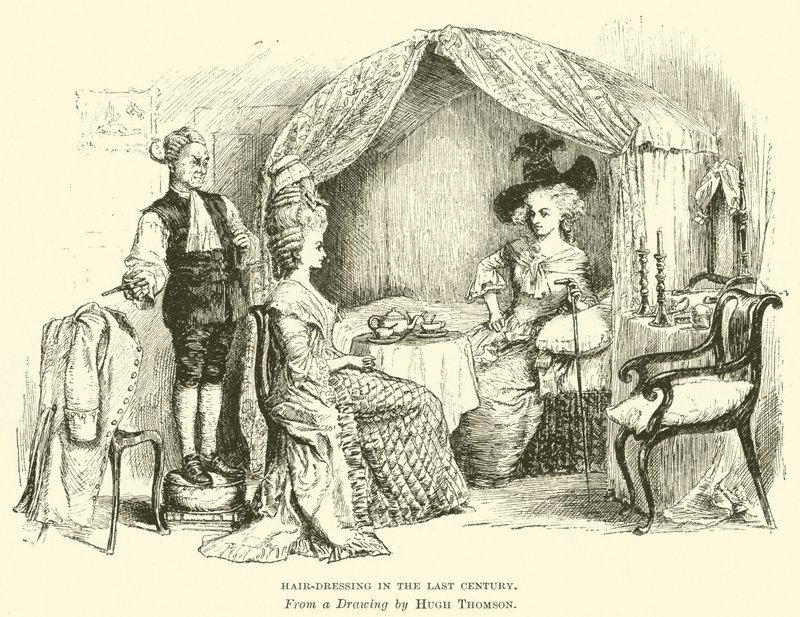 Peinados en el siglo pasado de Hugh Thomson