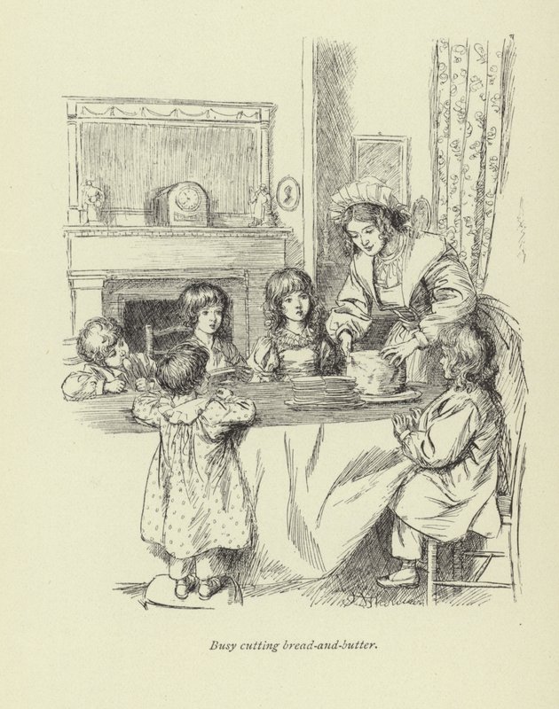 Ilustración para Amos Barton por George Eliot de Hugh Thomson