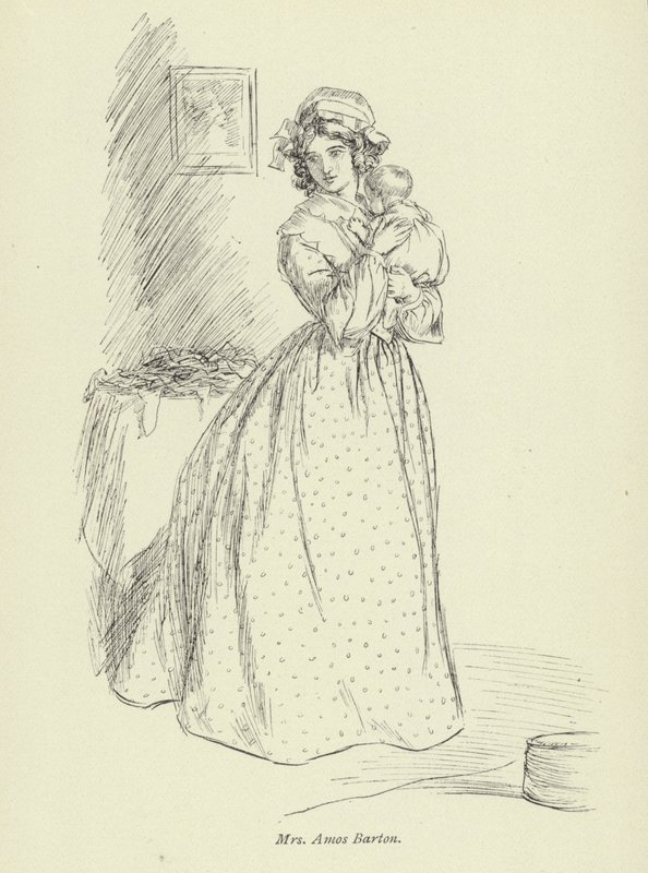 Ilustración para Amos Barton por George Eliot de Hugh Thomson