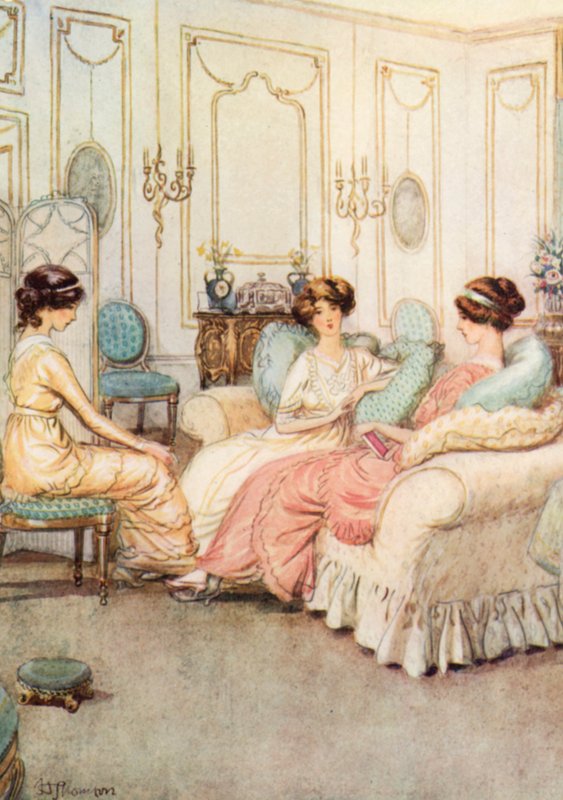 Ilustración de El admirable Crichton de J. M. Barrie de Hugh Thomson