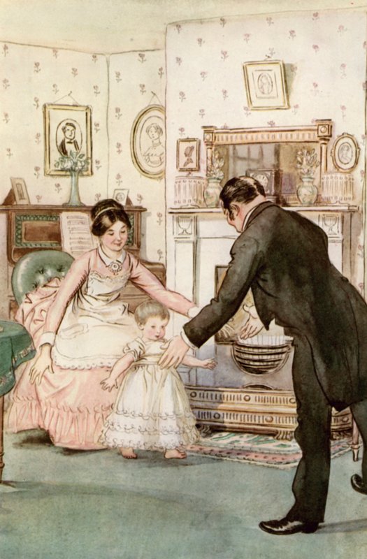 Ilustración de El admirable Crichton de J. M. Barrie de Hugh Thomson