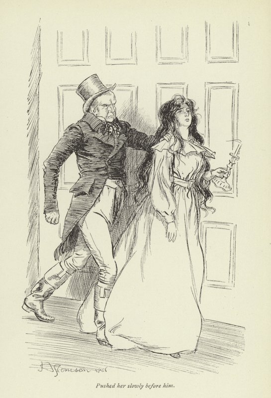 Ilustración para el arrepentimiento de Janet por George Eliot de Hugh Thomson