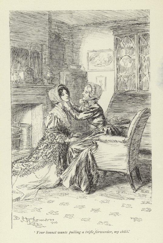 Ilustración para el arrepentimiento de Janet por George Eliot de Hugh Thomson