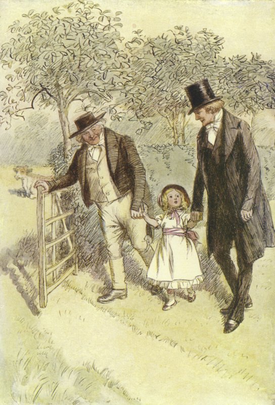 Ilustración para el arrepentimiento de Janet por George Eliot de Hugh Thomson