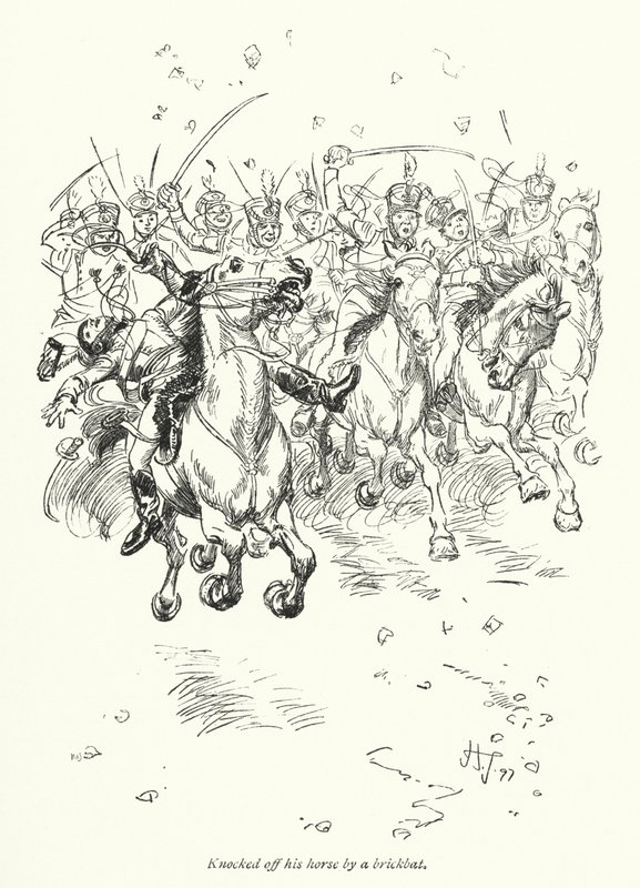 Ilustración para La Abadía de Northanger de Jane Austen de Hugh Thomson