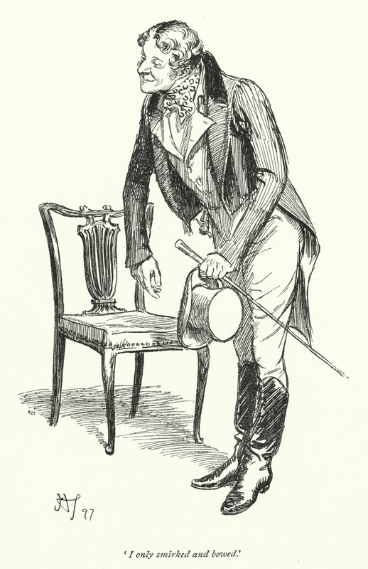 Ilustración para Persuasión de Jane Austen de Hugh Thomson