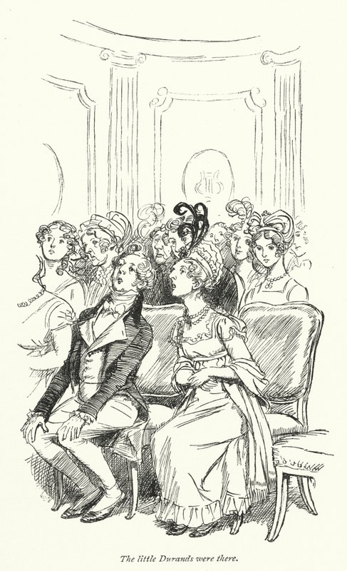 Ilustración para Persuasión de Jane Austen de Hugh Thomson