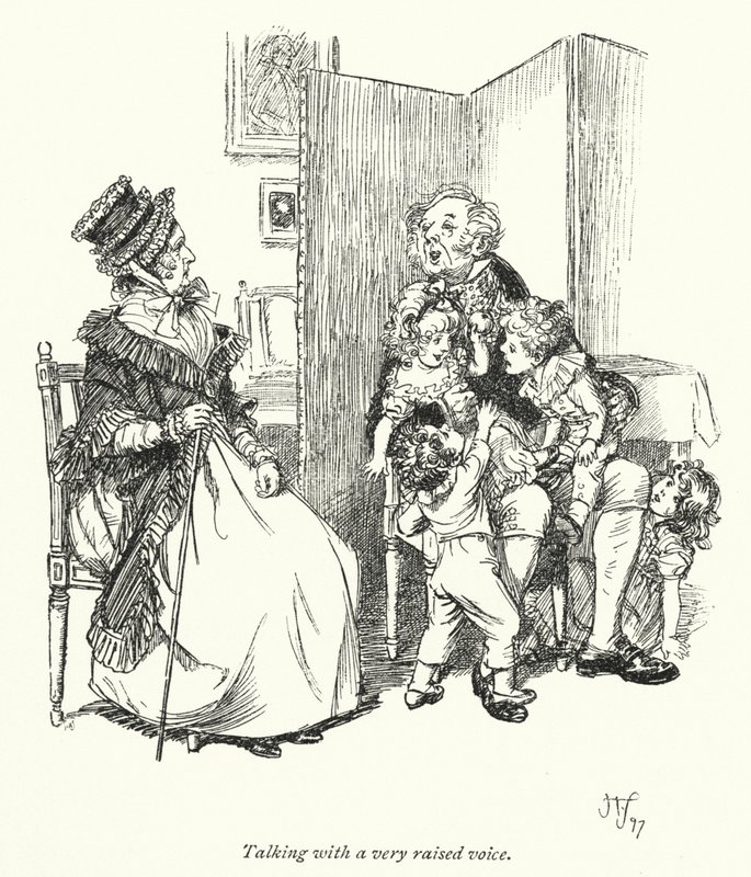 Ilustración para Persuasión de Jane Austen de Hugh Thomson