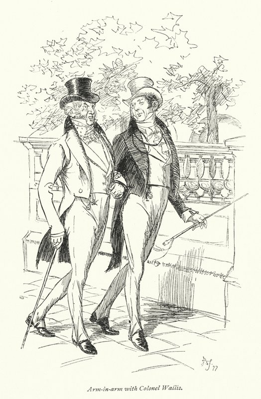 Ilustración para Persuasión de Jane Austen de Hugh Thomson