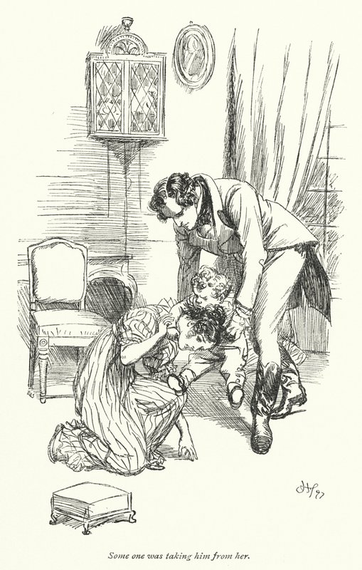 Ilustración para Persuasión de Jane Austen de Hugh Thomson