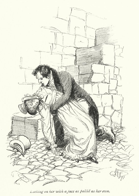 Ilustración para Persuasión de Jane Austen (litografía) de Hugh Thomson