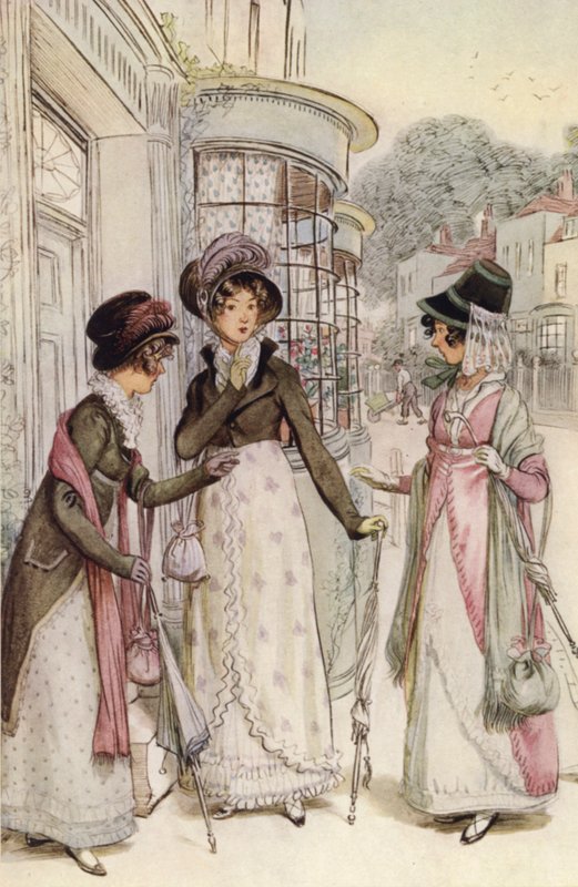 Ilustración para Quality Street de Hugh Thomson