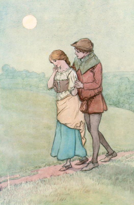 Ilustración para Como Gustéis de Shakespeare de Hugh Thomson